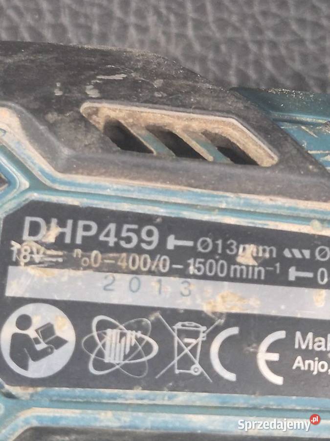 wiertarkowkrętarka udarowa Makita DHP459 łódzkie Poddębice