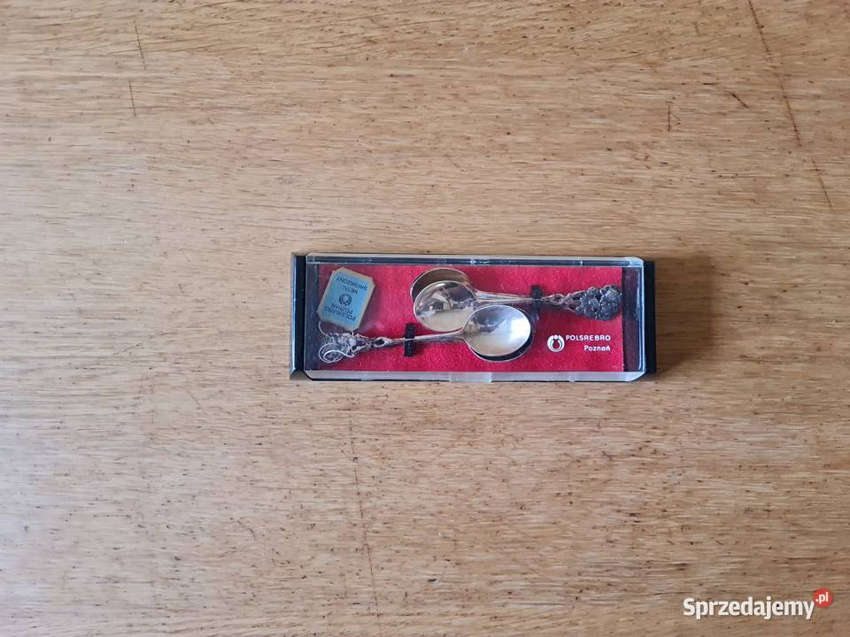 Małe łyżeczki metal srebrzony Warszawa