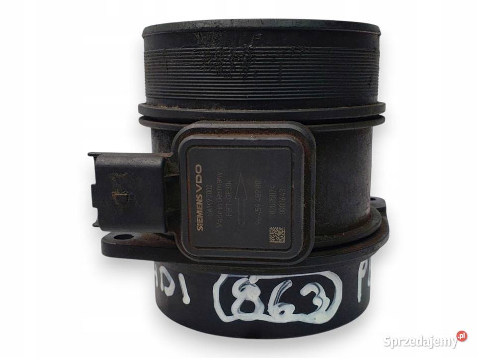 PRZEPŁYWOMIERZ Peugeot 407 307 20 HDi 9645948980 osobowe lubelskie Chełm