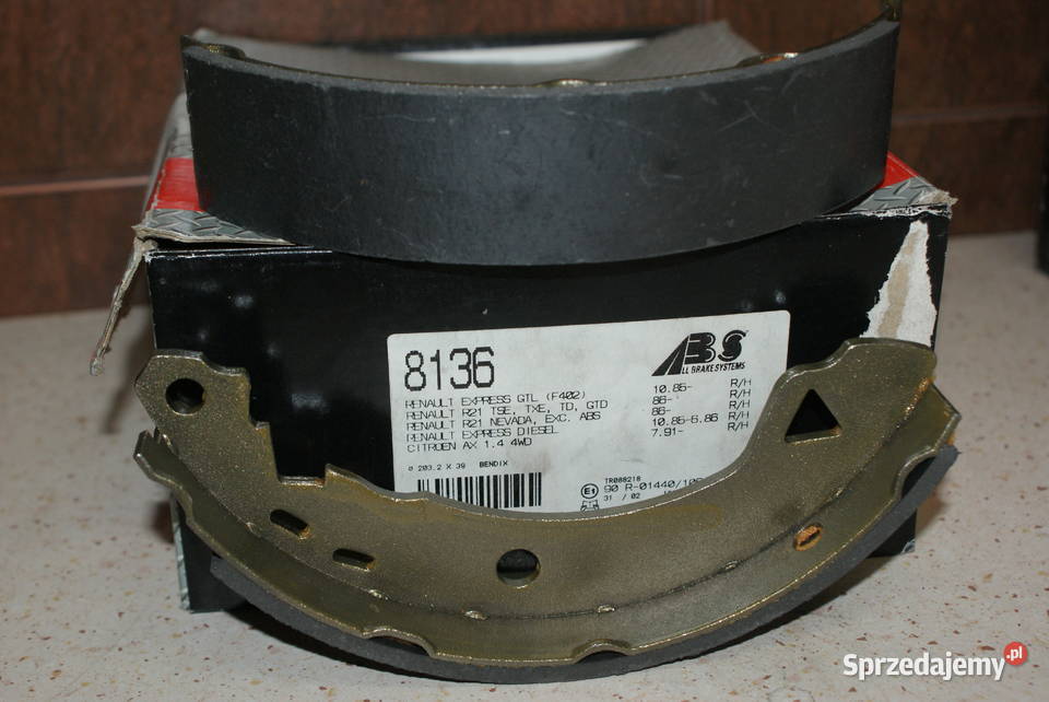 8136 ABS SZCZĘKI HAMULC FIAT BRAVA 9598 Szczęka Białobrzegi