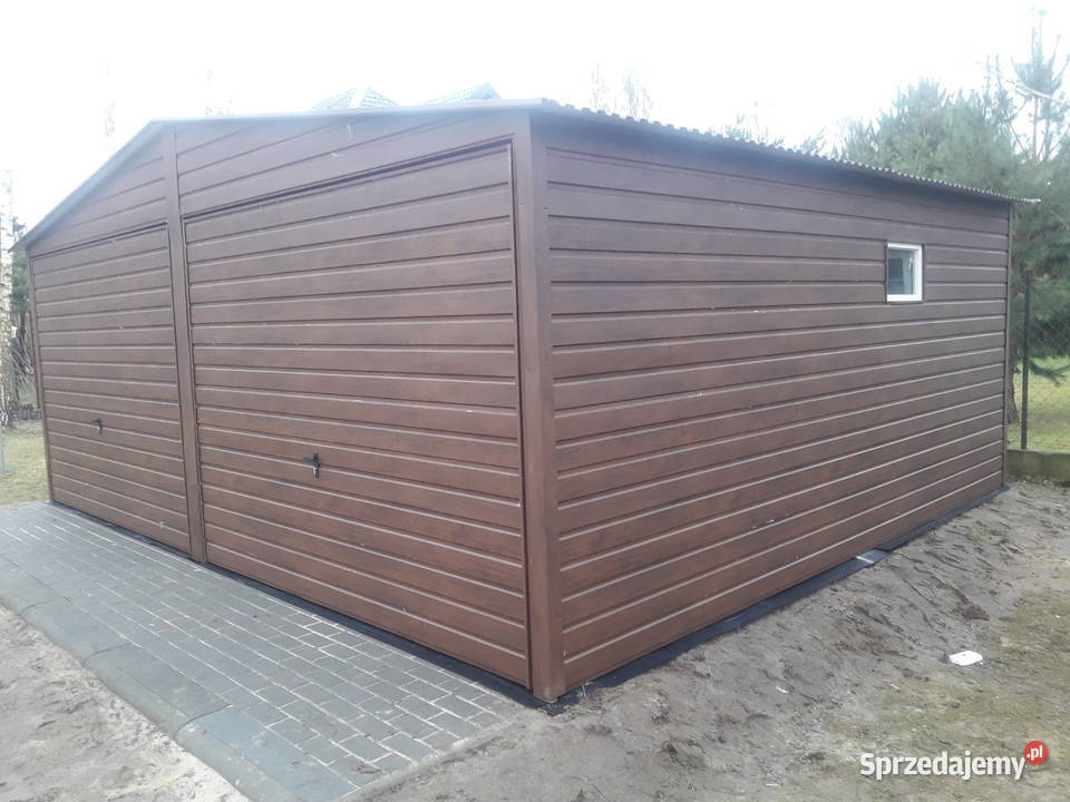 Wysoki Garaż Blaszany otwierany na boki Gorzów Wielkopolski