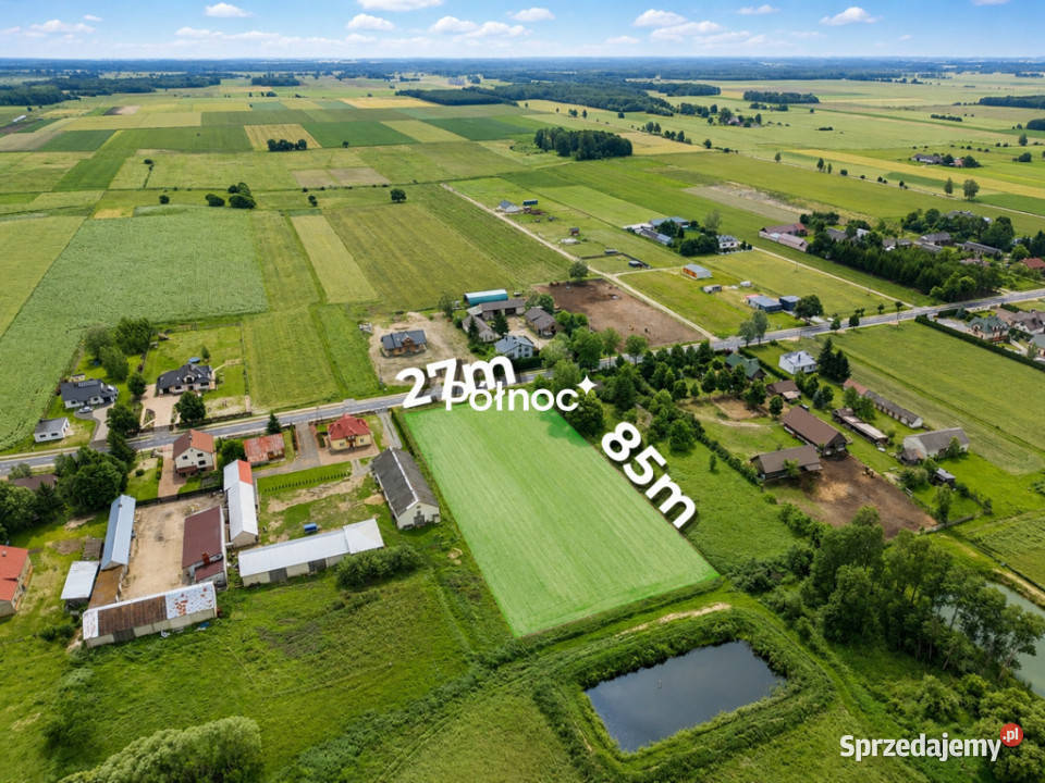 Działka 2300 m z warunkami zabudowy Ortel Królewski Pierwszy