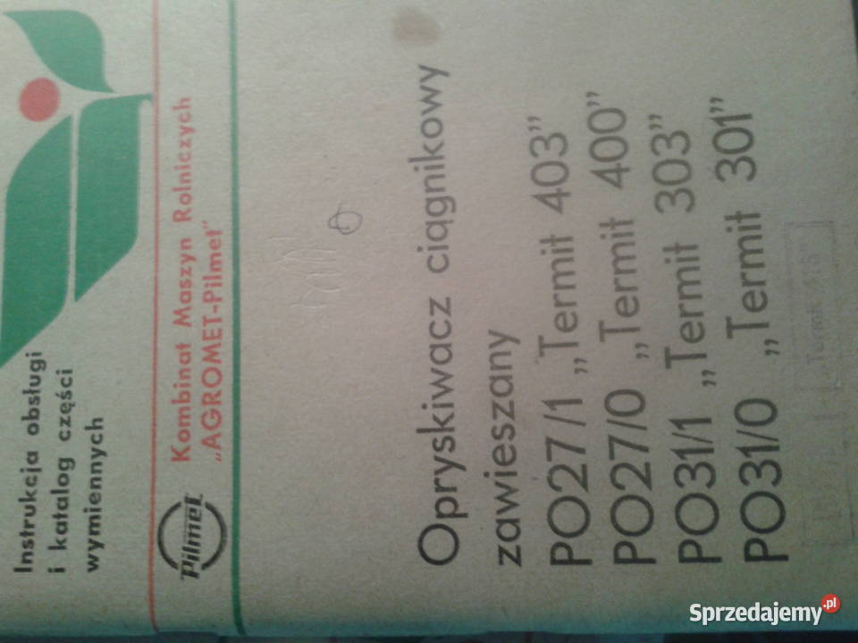 opryskiwacz ciągnikowy Termit 403 Warszawa