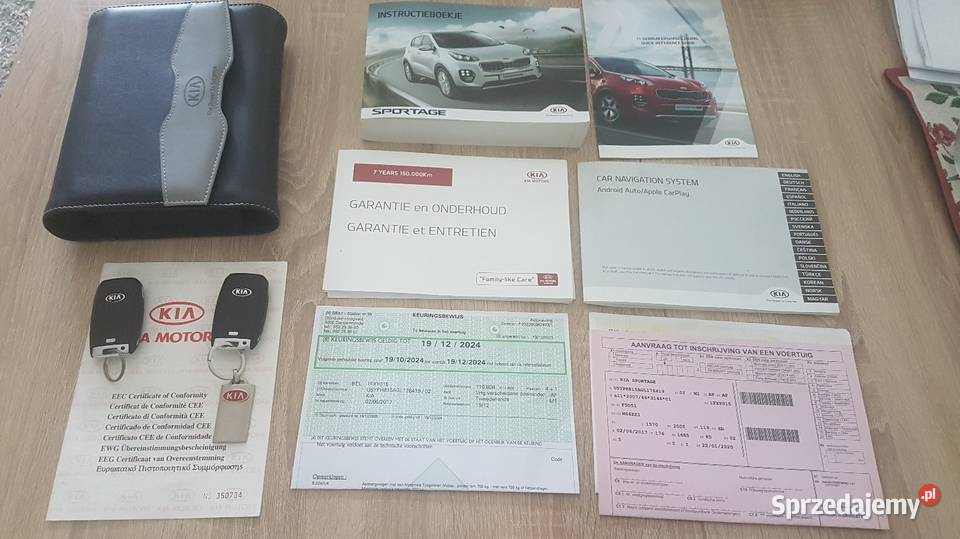 KIA SPORTAGE IV 17CRDI mazowieckie Boguty-Pianki