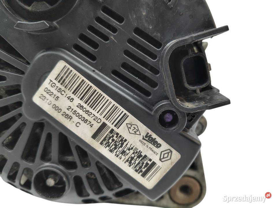 ALTERNATOR Renault Kangoo Megane IV Clio Captur Układ elektryczny silnika Chełm