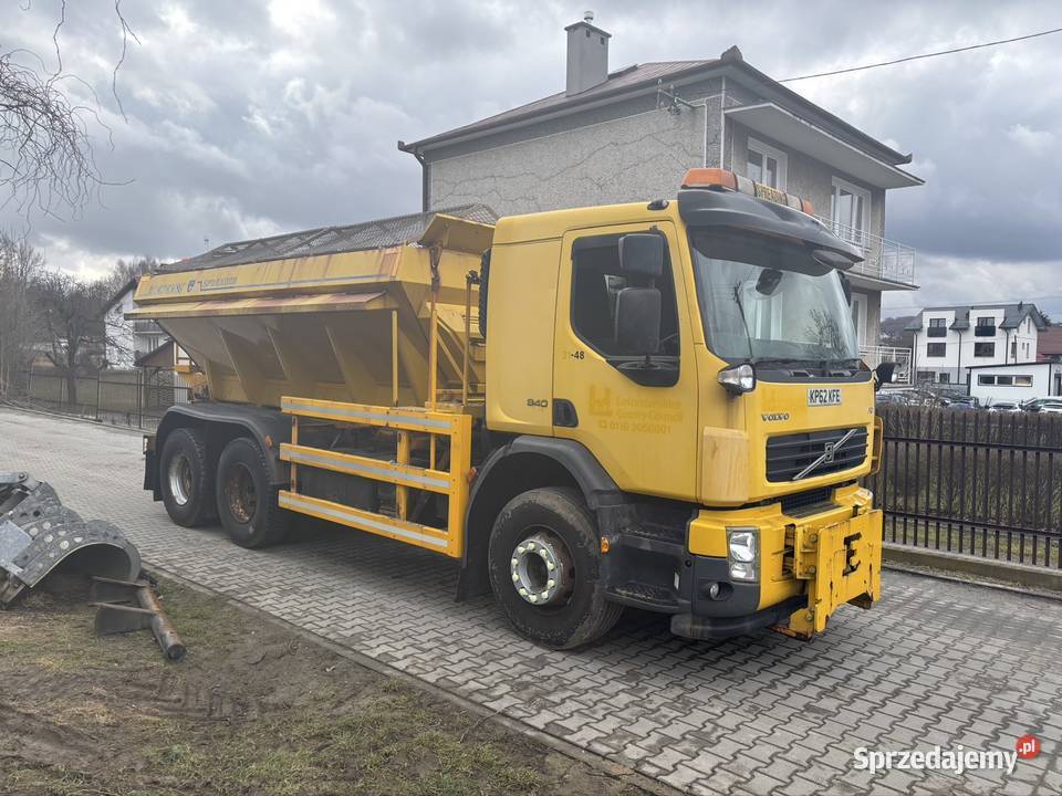 Volvo fe340 6x4 piaskarka solarka econ 2012 pług Ropczyce