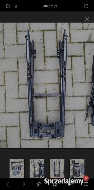 Yamaha fz 8 stelaż tył wypełnienie nadkole ramka Nowy Tomyśl