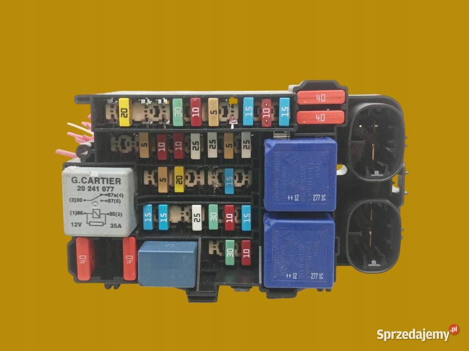 SKRZYNKA BEZPIECZNIKÓW 15 DCI Renault Scenic III świętokrzyskie