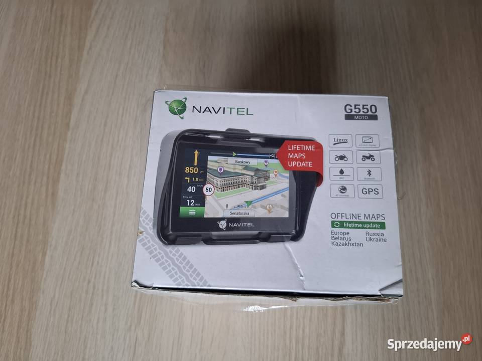 Nawigacja motocyklowa Navitel G550 MOTO Nawigacje GPS Czarnków