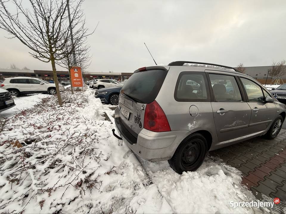 Peugeot 307SW 16 benzyna welurowa tapicerka śląskie