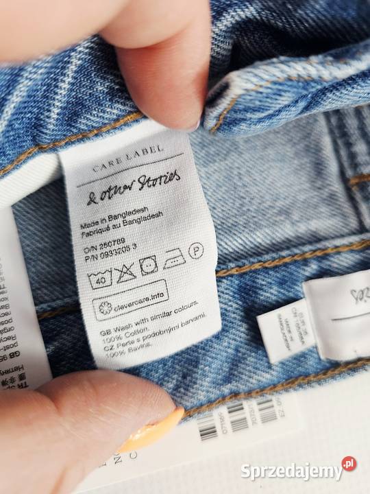 Nowe szorty dżinsowe Other Stories s 36 Bez wzoru