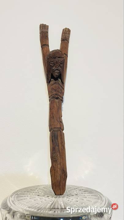 Unikalna rzeźba ludowa Podhale Jezus Świątek Bydgoszcz