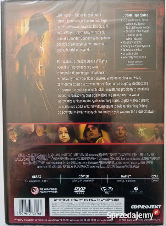 Dark Water Fatum DVD Jennifer Connelly FOLIA Łódź