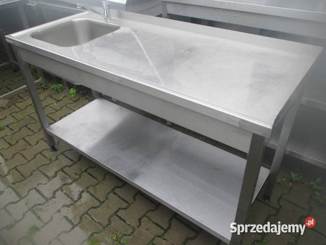 Zlew Gastronomiczny 1 komorowy z półką 1506085 Gastronomia Ostrów Wielkopolski