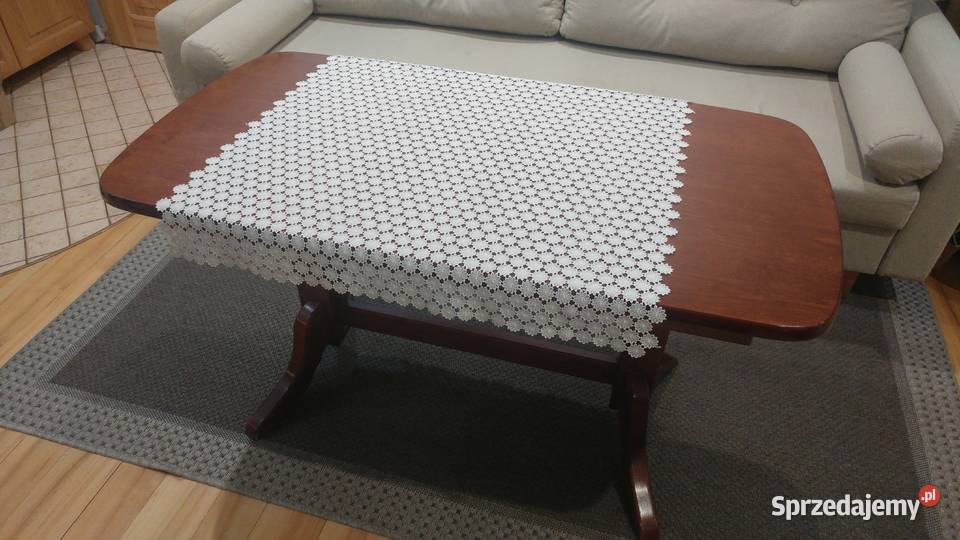 ława lite drewno rozkładana nowa 65x165 Czarnożyły