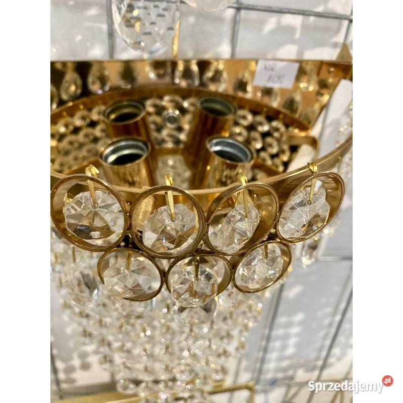 Kinkiet kryształowy N109 złoty inny kolor