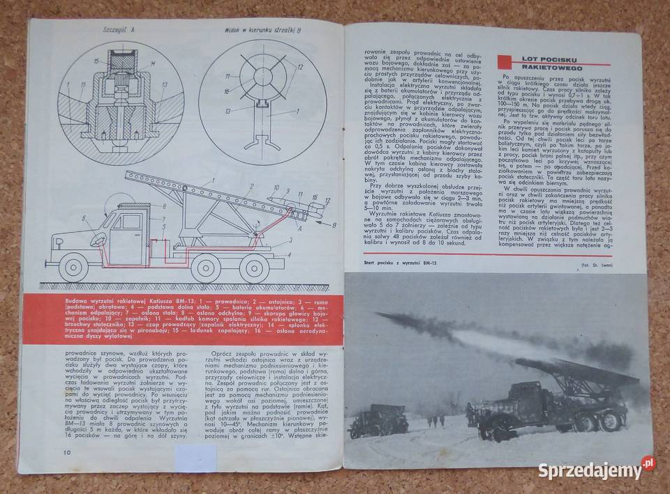 Burakowski Sala Wyrzutnia rakietowa Katiusza Książki naukowe i popularnonaukowe Warszawa