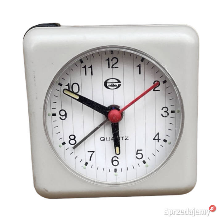 Mały szary budzik elektryczny Elite Niemcy lata Warszawa