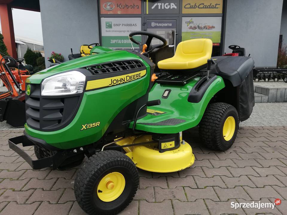 X135R Kosiarka samojezdna traktorek z koszem