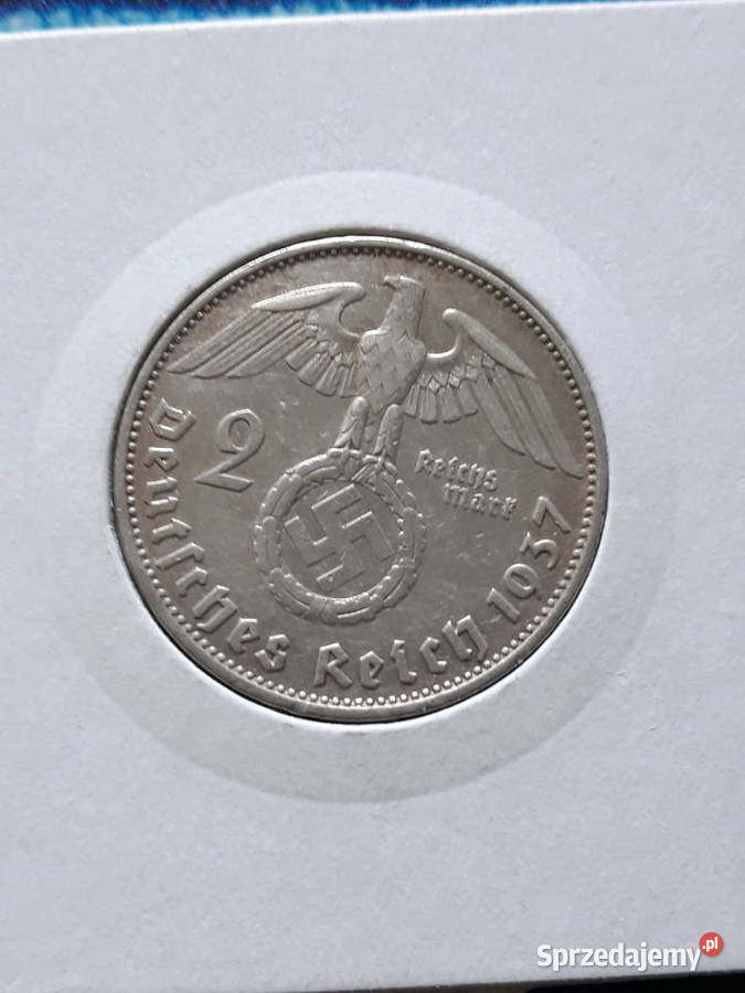 2 Marki Paul von Hindenburg 1937 r men A 1 Numizmatyka wielkopolskie