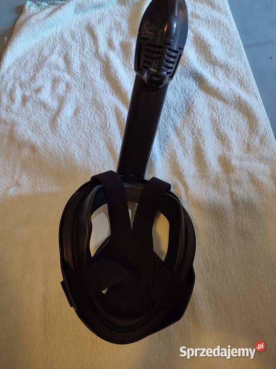 Nowa czarna maska pełnotwarzowa do nurkowania L małopolskie Kraków sprzedam