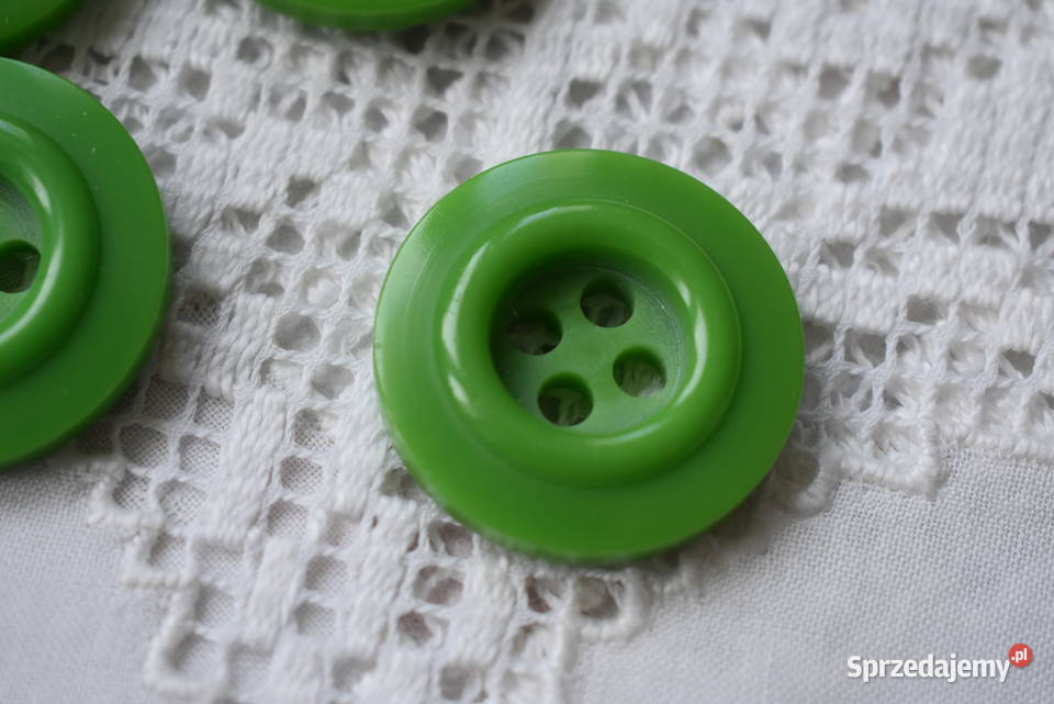 Guziki ubraniowe zielony Warszawa