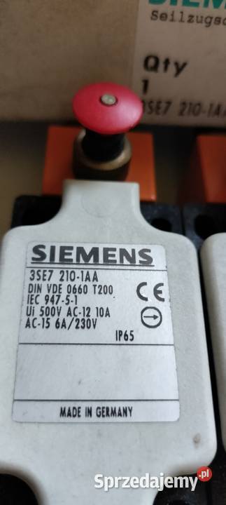 3SE72101AA SIEMENS Pozostałe Poręba