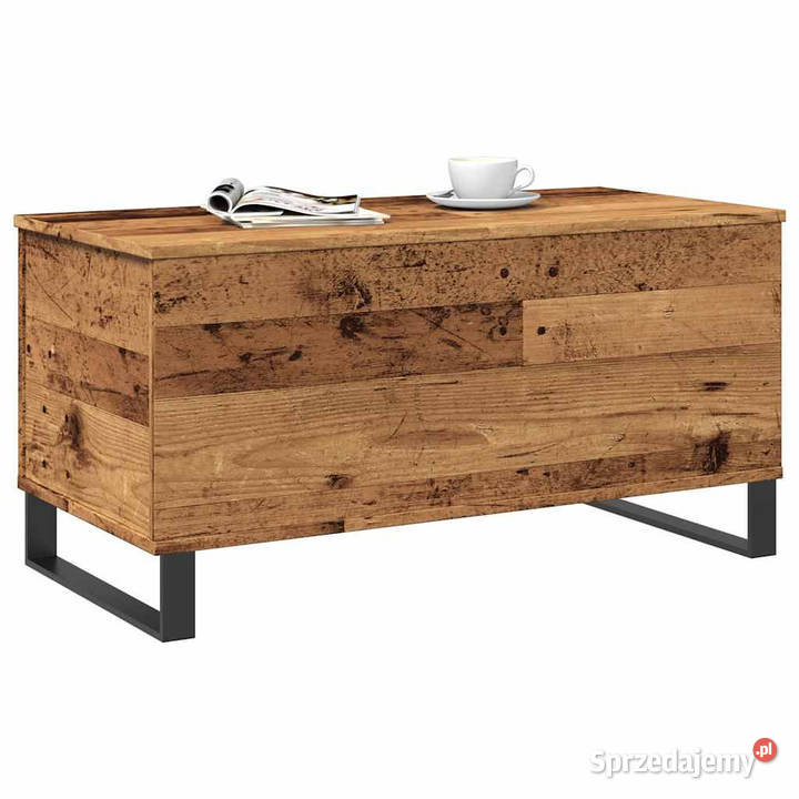Stolik kawowy stare drewno 90x445x45 WM857442 Warszawa
