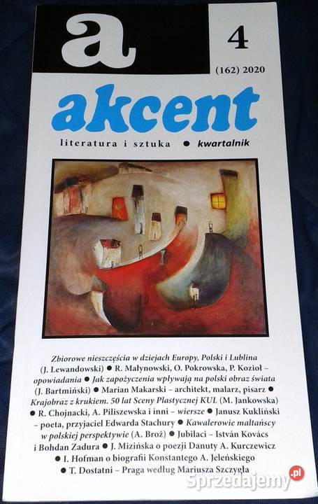 Akcent literatura i sztuka Kwartalnik 4 162 2020