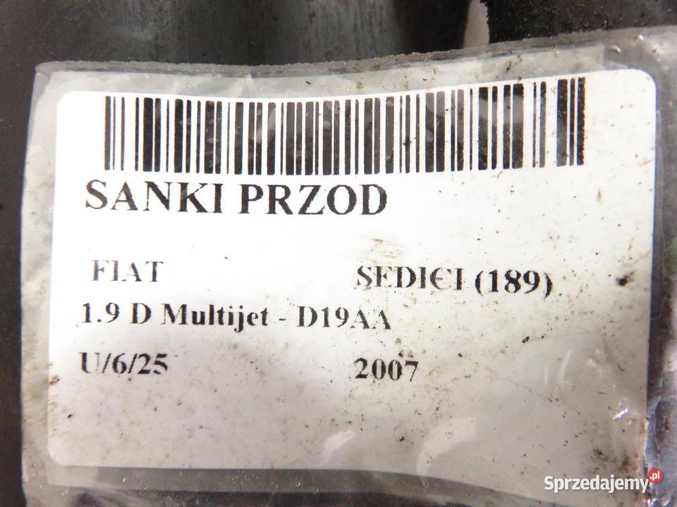 SANKI PRZÓD FIAT SEDICI 189 19 D Multijet D19AA