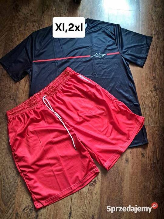zestaw na lato męski koszulka spodenki M do 2xl Rozmiar L Wałbrzych