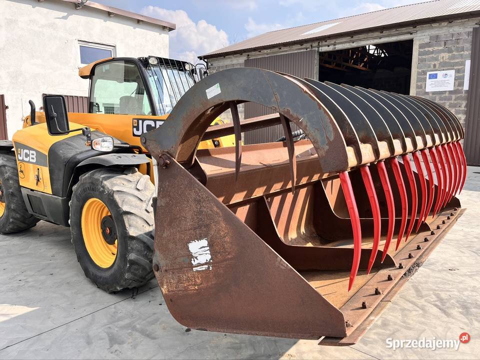 Łyżkokrokodyl JCB Volvo ładowarka teleskopowa pomorskie Mała Słońca