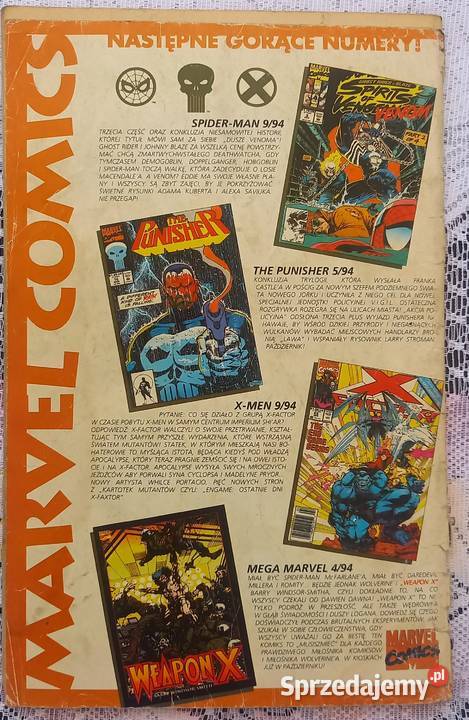 The Punisher Police Action 41994 komiks Małkinia Górna