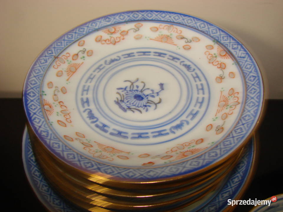 serwis kawowo herbaciany porcelana ryżowa Pruszcz Gdański