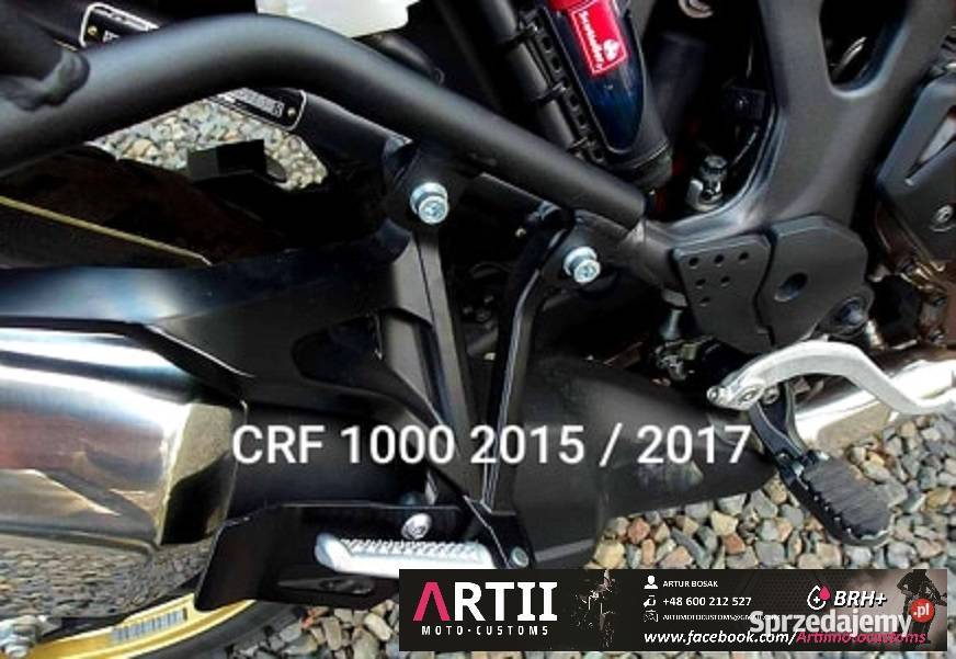 Frame for fixing side cases Africa Twin CRF1000 Mielec