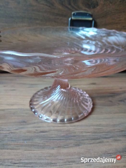 Patera rozalinowa Spirelli Zabkowice lata 60 Porcelana i szkło Kraków