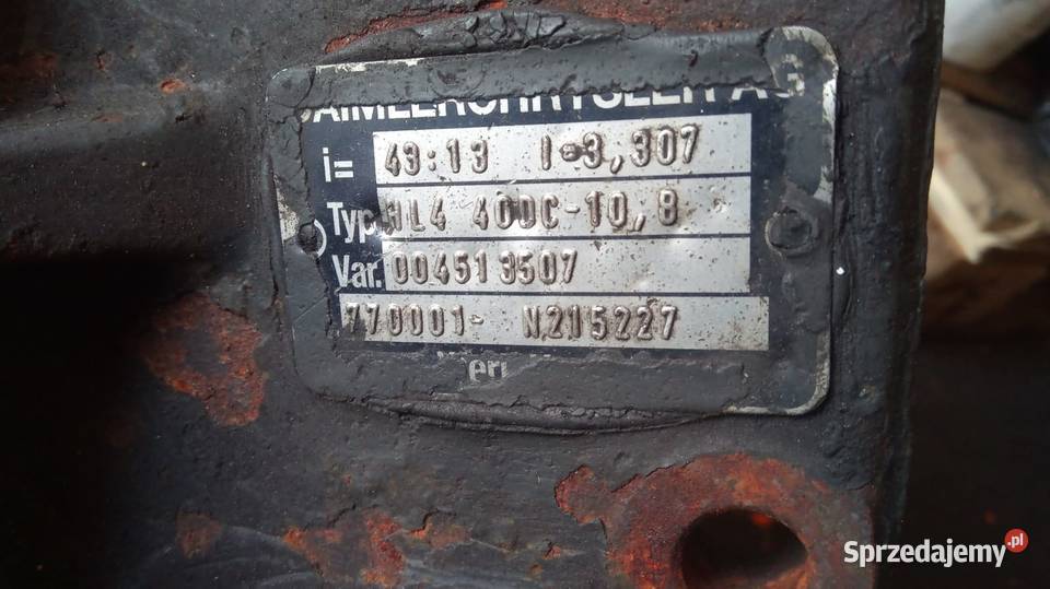 Wkład mostu mechanizm różnicowy Mercedes Atego Rzędowice