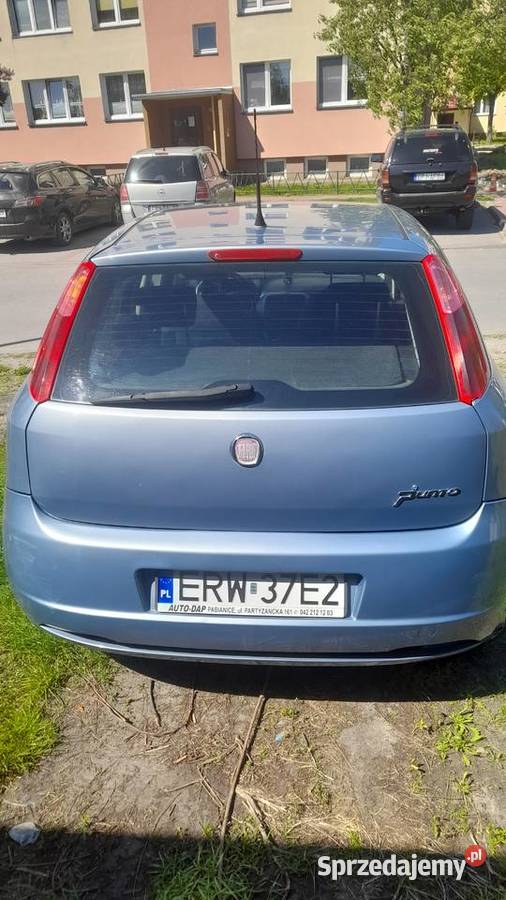 Fiat Grande Punto Rok produkcji 2009 łódzkie Rawa Mazowiecka