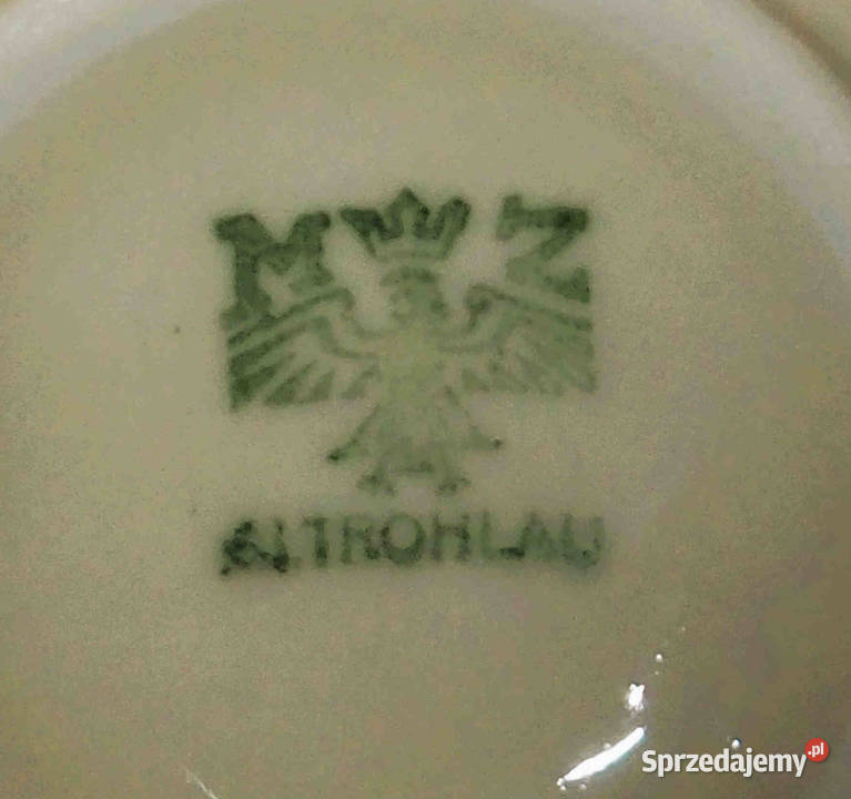 Serwis porcelanowy do kawy MZ Altrohlau z lat śląskie Jamki