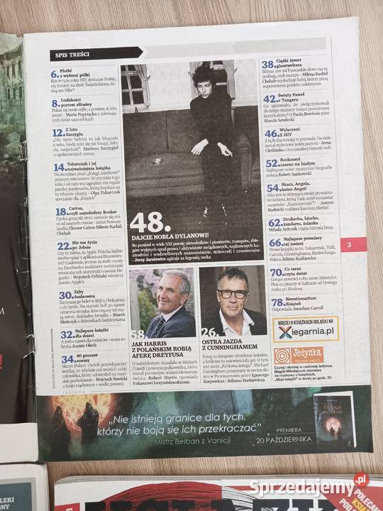 Książki Magazyn do czytania 4 numery Masłowska Rok wydania 2017 Kraków