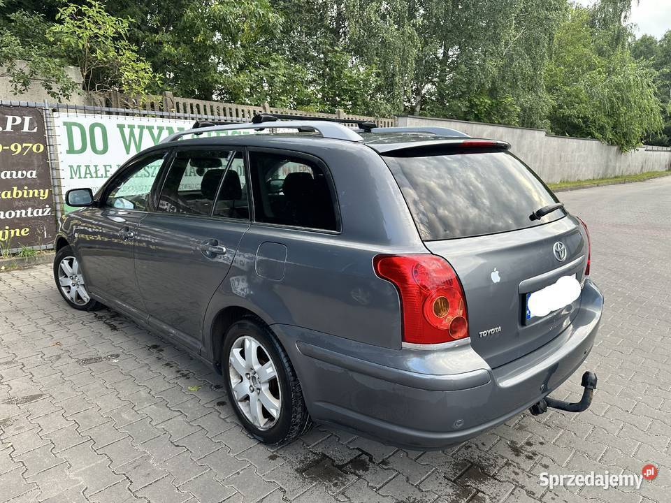 Toyota Avensis 20 VVTi Sol szary Łódź sprzedam