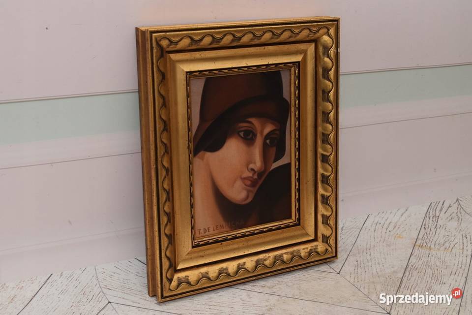 TAMARA De Łempicka Dama w Kapeluszu Kobieta Art Malarstwo Kraków
