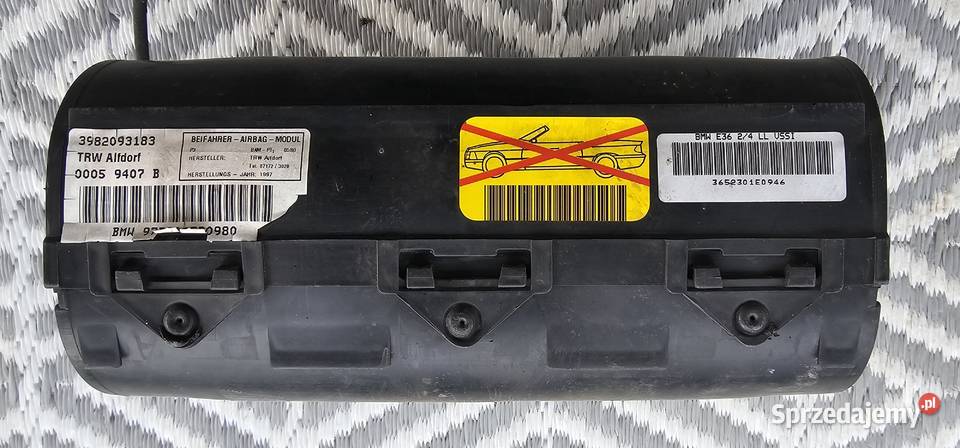 bmw e36 328i 97 poduszki Aibag 3 wielkopolskie