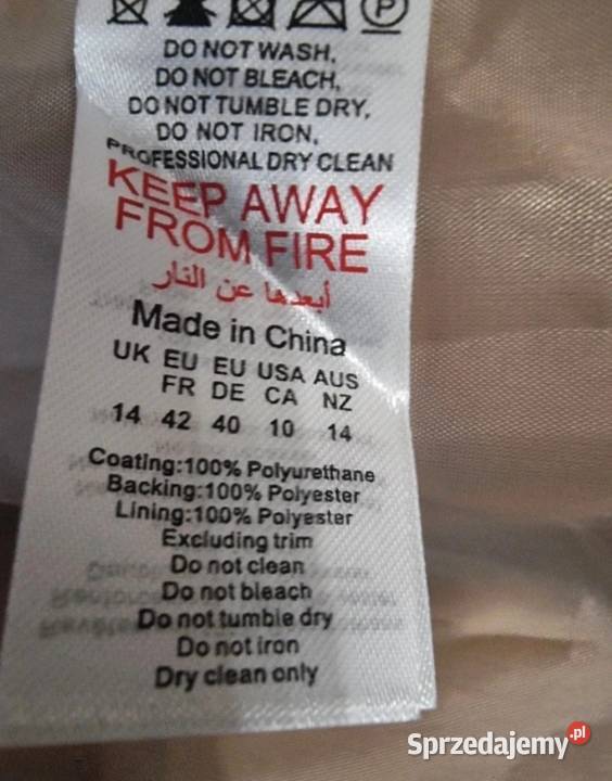 Płaszcz że skóry ekologicznej marki Kobyłka