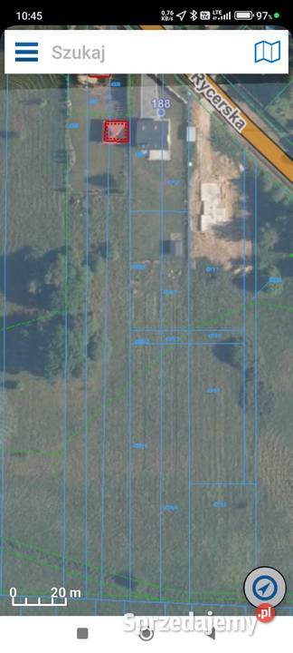 Sprzedam działkę Rycerska 1045m Skarżysko-Kamienna sprzedam