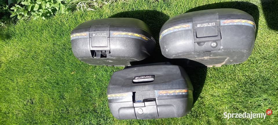 Suzuki dr 650 rs rse kufry z mocowaniami Koło
