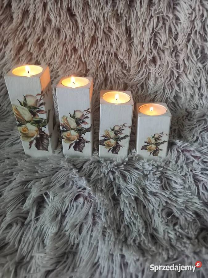 Swieczniki inny kolor Dom i Ogród Limanowa
