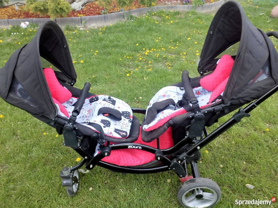 Wózek dwuosobowy Zoom Zdejmowana tapicerka