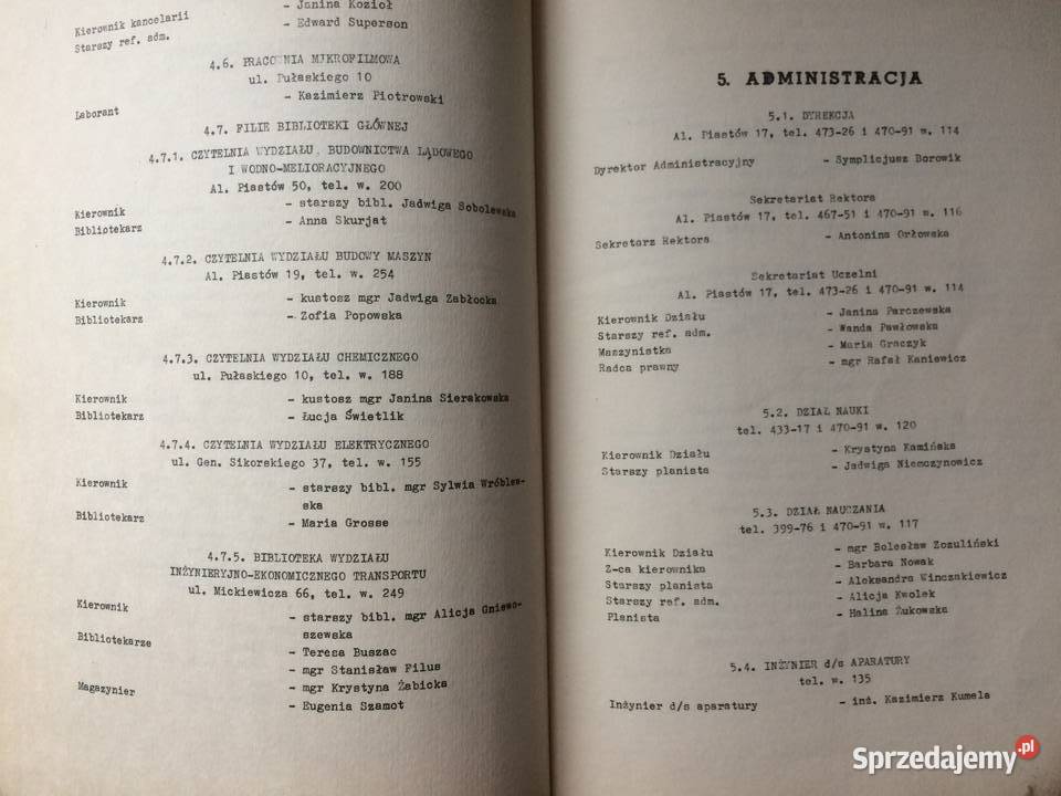 3284 Politechnika Szczecińska Skład Wykłady Szczecin sprzedam