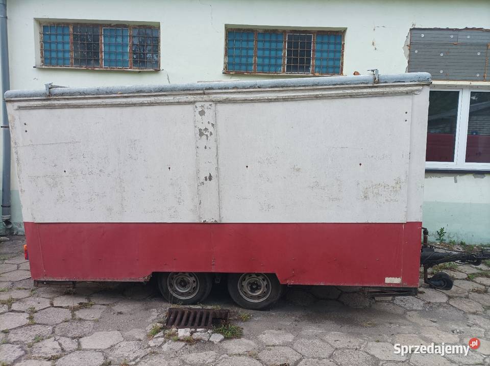 Przyczepa gastronomiczna kamperowa 2 osie